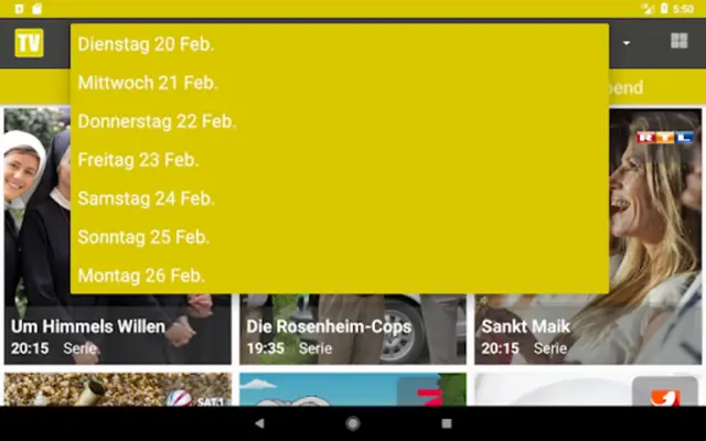 Fernsehprogramm android App screenshot 3