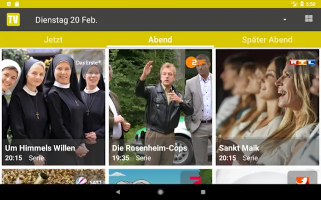 Fernsehprogramm android App screenshot 4